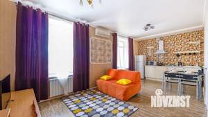 Студия квартира, посуточно, 45м2, 5/23 этаж