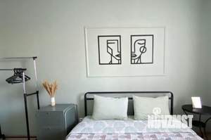 1-к квартира, посуточно, 55м2, 1/1 этаж