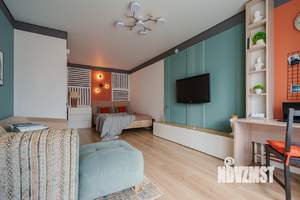 1-к квартира, посуточно, 40м2, 1/1 этаж