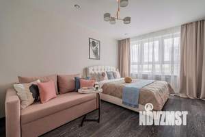 1-к квартира, посуточно, 40м2, 1/1 этаж