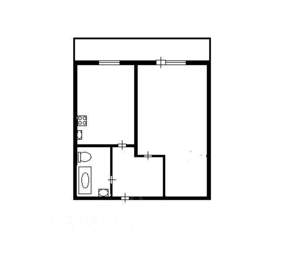 1-к квартира, на длительный срок, 30м2, 7/9 этаж