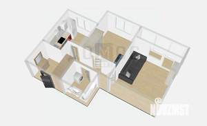 2-к квартира, на длительный срок, 53м2, 20/25 этаж