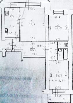 3-к квартира, на длительный срок, 65м2, 6/12 этаж