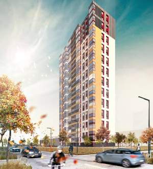 1-к квартира, на длительный срок, 40м2, 3/25 этаж