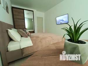 1-к квартира, посуточно, 42м2, 12/25 этаж