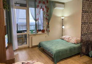 Студия квартира, на длительный срок, 31м2, 24/28 этаж