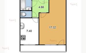 1-к квартира, на длительный срок, 33м2, 9/9 этаж