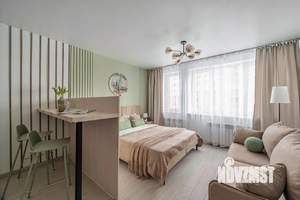 Студия квартира, посуточно, 34м2, 6/35 этаж