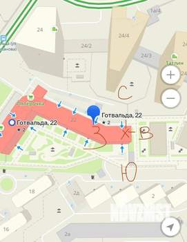 2-к квартира, на длительный срок, 53м2, 7/14 этаж