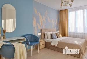 1-к квартира, посуточно, 44м2, 18/25 этаж