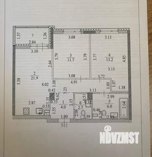 2-к квартира, на длительный срок, 65м2, 2/10 этаж