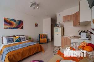 1-к квартира, посуточно, 28м2, 1/1 этаж