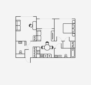 3-к квартира, на длительный срок, 55м2, 8/17 этаж