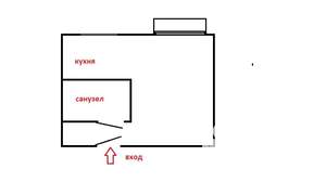 1-к квартира, на длительный срок, 28м2, 2/5 этаж
