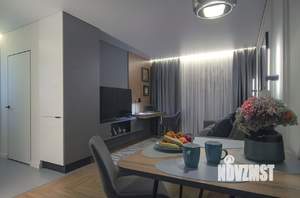 1-к квартира, посуточно, 42м2, 29/33 этаж