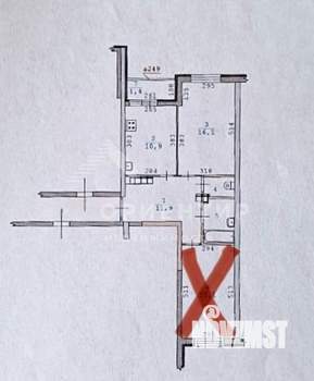 1-к квартира, на длительный срок, 60м2, 13/13 этаж