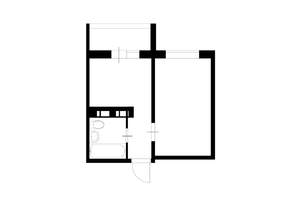 1-к квартира, на длительный срок, 36м2, 2/5 этаж