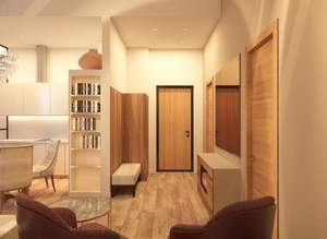 1-к квартира, на длительный срок, 42м2, 2/20 этаж