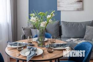 1-к квартира, посуточно, 45м2, 17/25 этаж