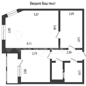 2-к квартира, на длительный срок, 40м2, 3/5 этаж