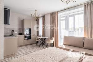 Студия квартира, на длительный срок, 38м2, 7/17 этаж