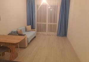 Студия квартира, на длительный срок, 22м2, 24/25 этаж