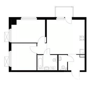 2-к квартира, на длительный срок, 50м2, 5/29 этаж