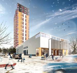 1-к квартира, на длительный срок, 40м2, 3/25 этаж