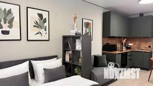 1-к квартира, посуточно, 34м2, 1/1 этаж