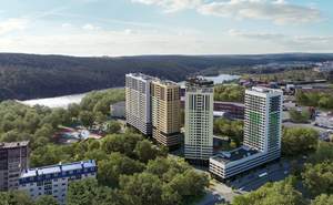 1-к квартира, на длительный срок, 35м2, 22/25 этаж