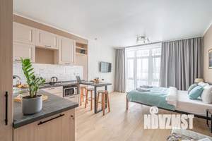 Студия квартира, посуточно, 34м2, 8/15 этаж