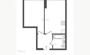 2-к квартира, на длительный срок, 35м2, 28/32 этаж