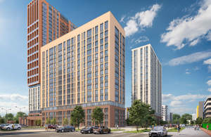 Студия квартира, на длительный срок, 28м2, 6/25 этаж