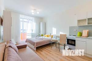 Студия квартира, посуточно, 29м2, 23/25 этаж