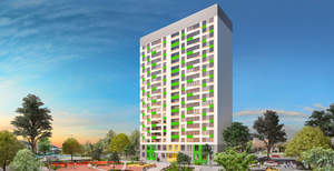 Студия квартира, на длительный срок, 33м2, 9/19 этаж