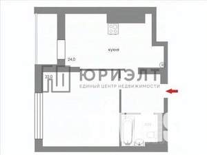 1-к квартира, на длительный срок, 54м2, 19/25 этаж