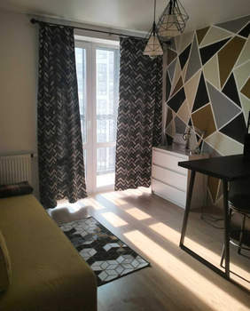 Студия квартира, на длительный срок, 18м2, 16/25 этаж