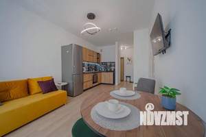 1-к квартира, посуточно, 42м2, 1/1 этаж