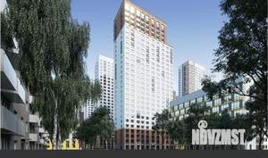 1-к квартира, на длительный срок, 35м2, 26/28 этаж