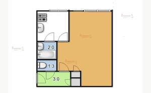 1-к квартира, на длительный срок, 30м2, 1/5 этаж