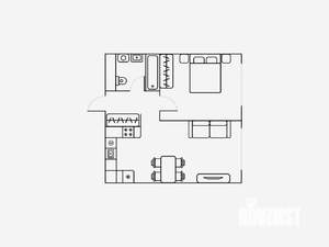 2-к квартира, на длительный срок, 41м2, 2/7 этаж