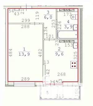 1-к квартира, на длительный срок, 33м2, 2/25 этаж