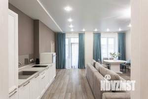 2-к квартира, посуточно, 75м2, 1/1 этаж