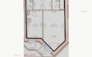 1-к квартира, на длительный срок, 37м2, 12/15 этаж