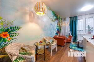 1-к квартира, посуточно, 35м2, 1/1 этаж