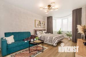 1-к квартира, посуточно, 43м2, 14/25 этаж