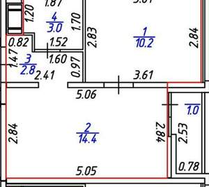 1-к квартира, на длительный срок, 30м2, 17/25 этаж