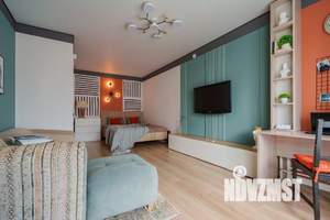 1-к квартира, посуточно, 42м2, 1/1 этаж