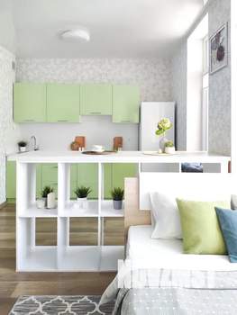 Студия квартира, посуточно, 34м2, 6/12 этаж