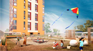 1-к квартира, на длительный срок, 40м2, 3/25 этаж